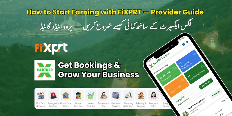 How to Start Earning with FiXPRT — Provider Guide